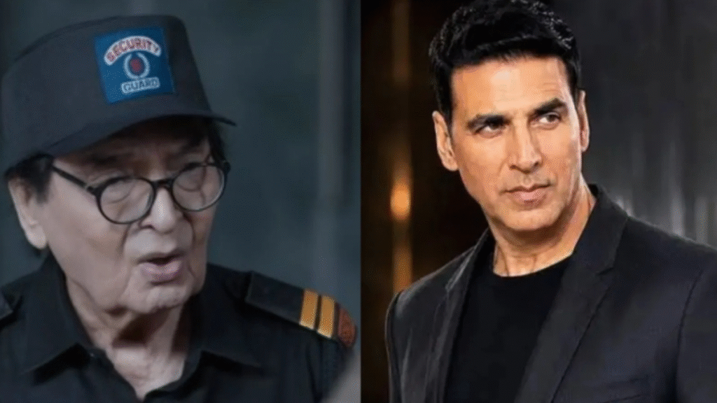 Asrani's Last Shot: Akshay gets emotional watching Asrani's final shot.