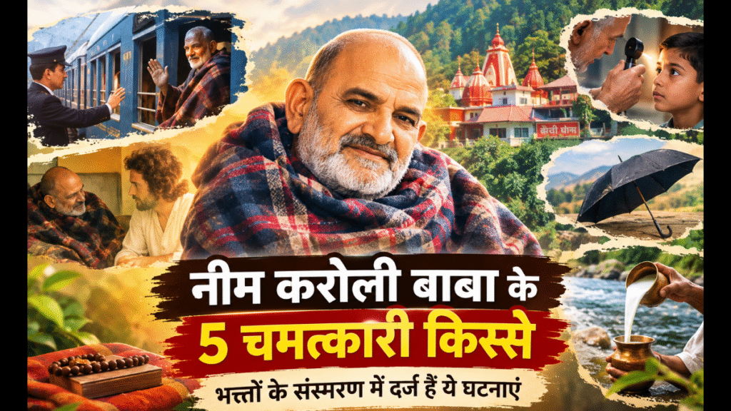 Five miraculous tales of Neem Karoli Baba; these incidents are recorded in the memoirs of his devotees.