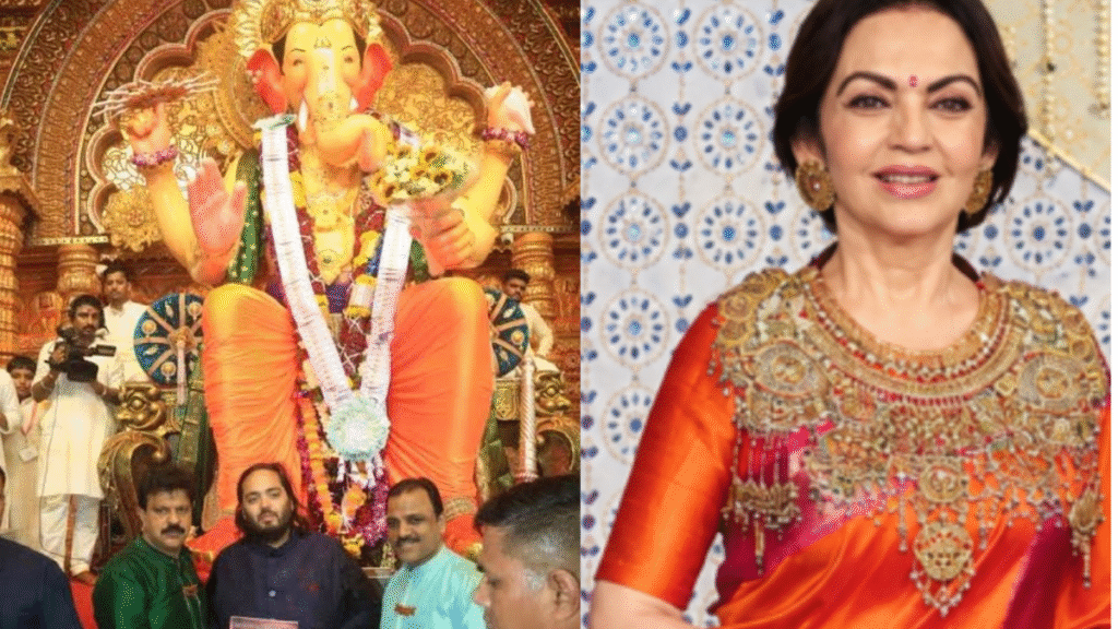 Nita Ambani wore a special necklace crafted by 14 artisans.