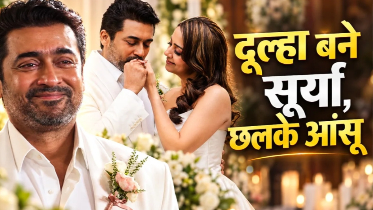 Suriya and Jyotika renew wedding vows after 20 years.