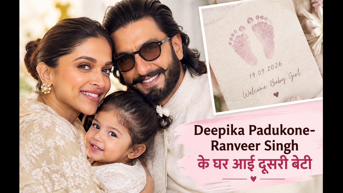 Deepika Padukone and Ranveer Singh welcome their second daughter.