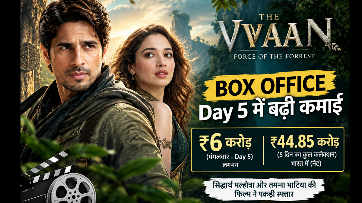Vvaan Box Office Collection Day 5: Earnings increased on Tuesday.