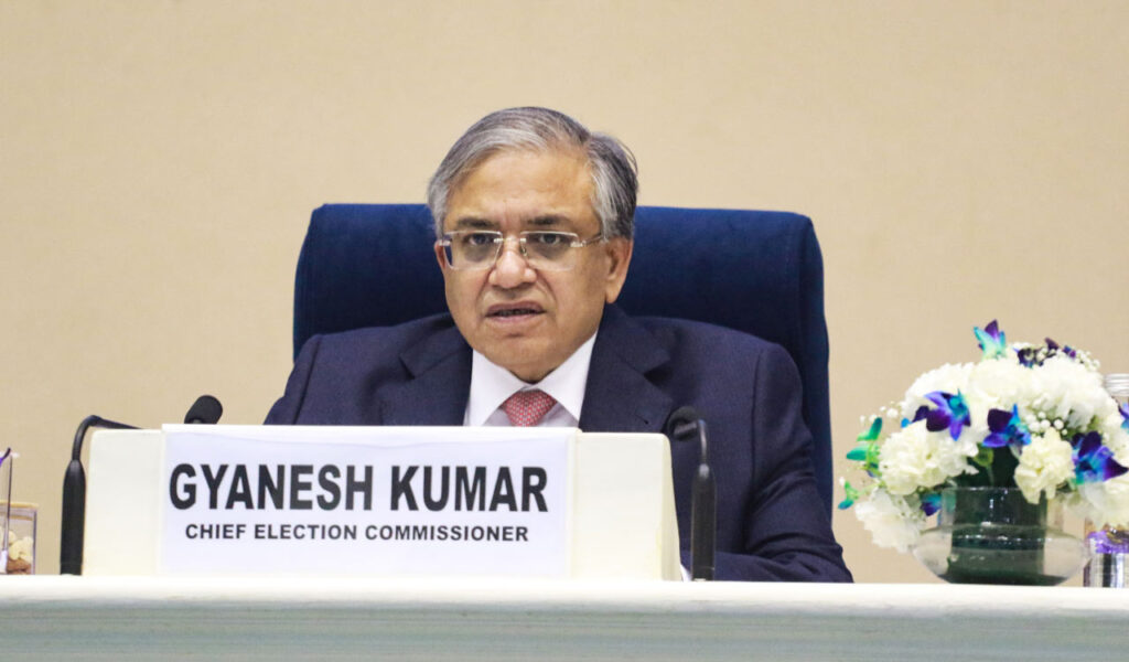 Chief Election Commissioner Gyanesh Kumar