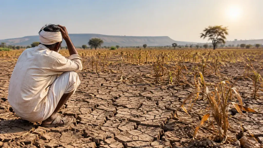 मॉनसून की लंबी बेरुखी ने सोयाबीन उत्पादक किसानों की कमर तोड़ दी है