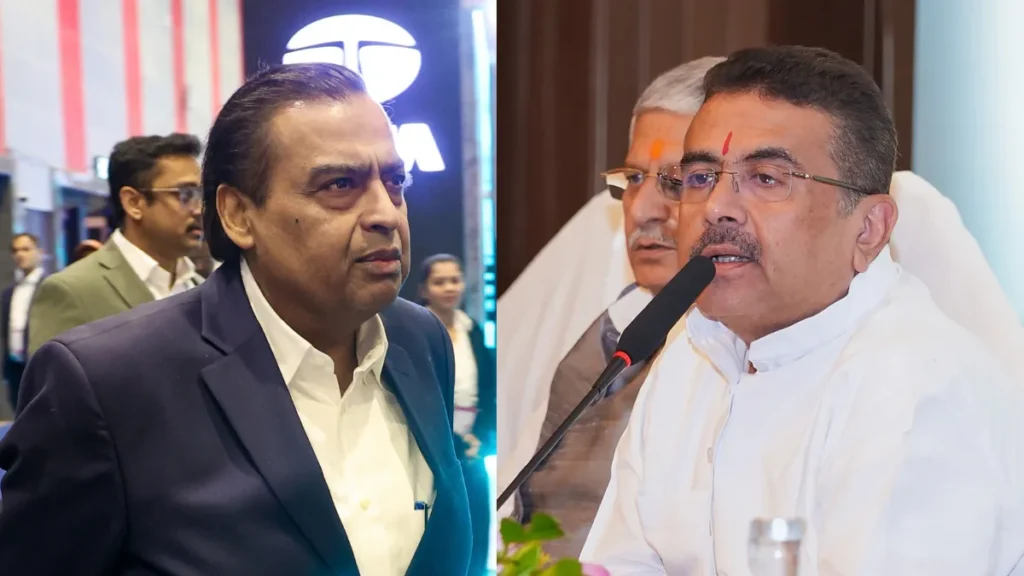 Mukesh Ambani Suvendu Adhikari Meeting