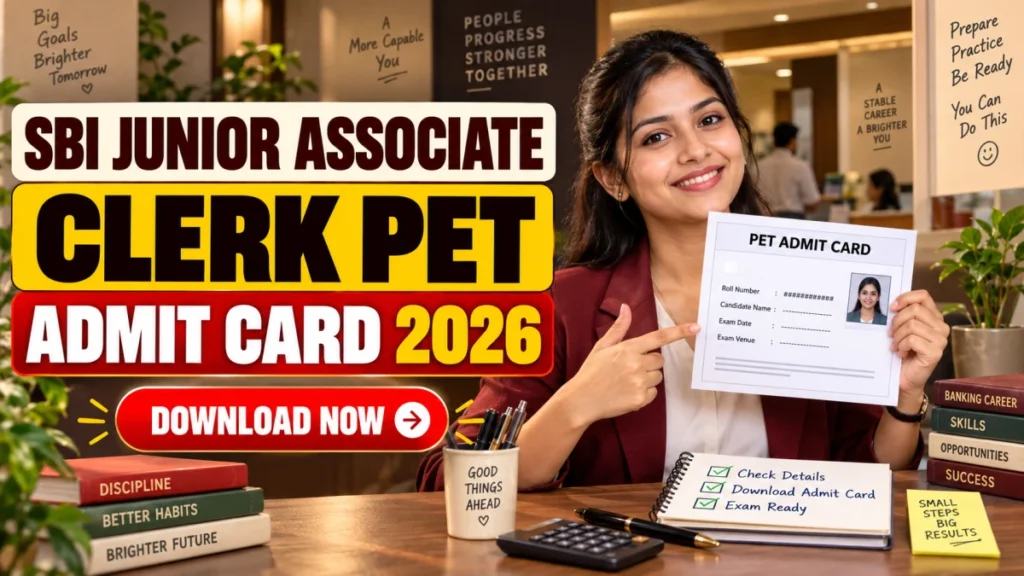 SBI Clerk Admit Card 2026
