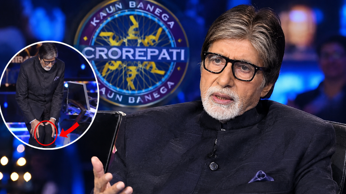 Amitabh Bachchan injured during KBC 18 shoot; delivered monologue while seated.