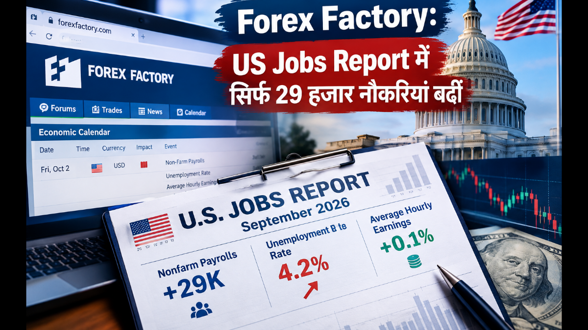 Forex Factory: US Jobs Report shows just 29,000 unemployment claims.