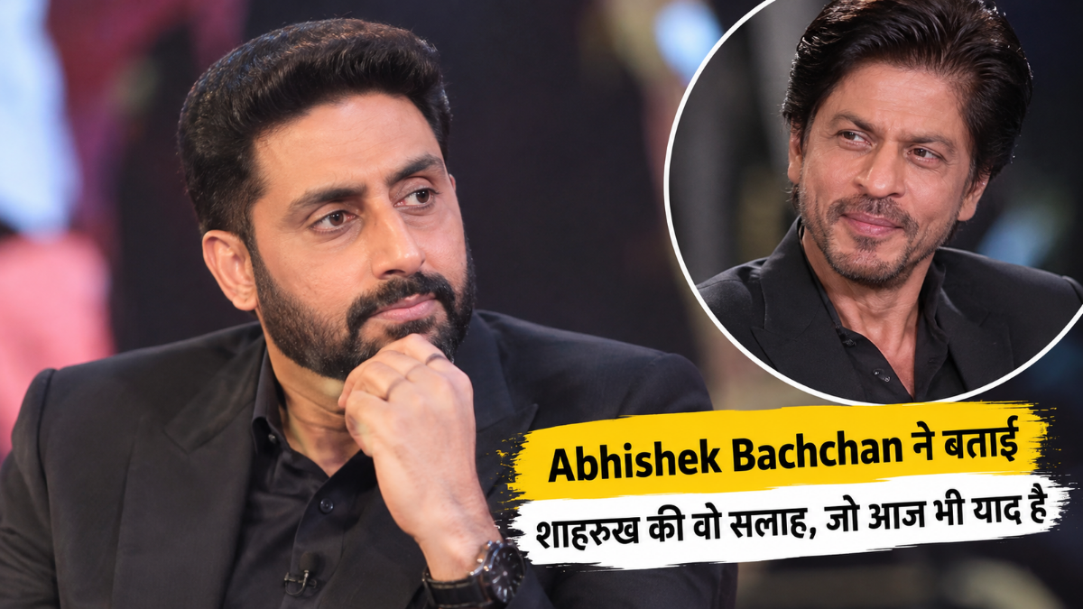 Abhishek Bachchan reveals the piece of advice from Shah Rukh that he still remembers today.