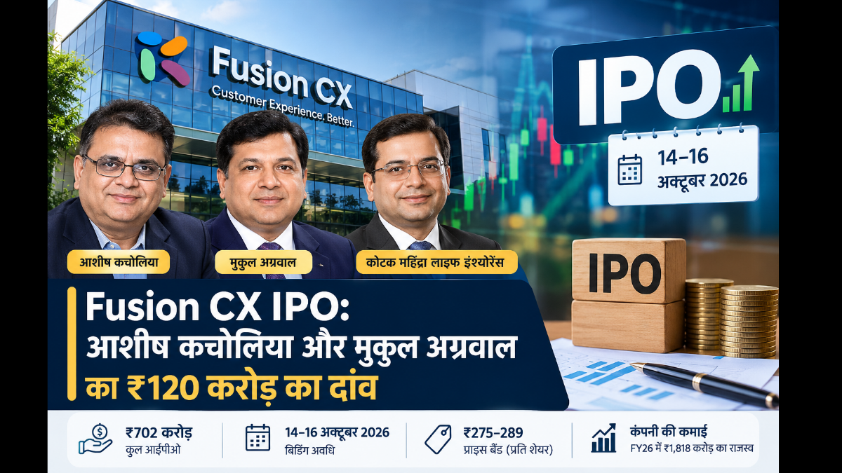 Fusion CX IPO: Ashish Kacholia and Mukul Agrawal's ₹120 crore bet