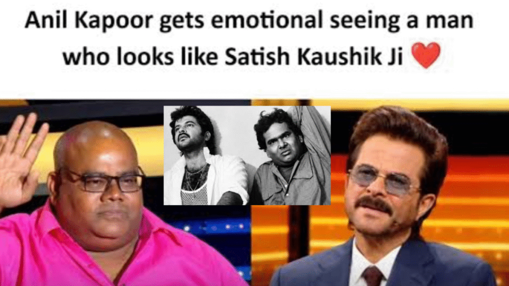 Anil Kapoor gets emotional upon seeing Satish Kaushik’s lookalike; recalls an unfulfilled dream