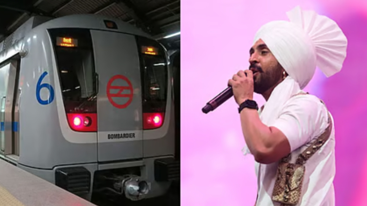 Metro services will run until midnight for Diljit Dosanjh concert.