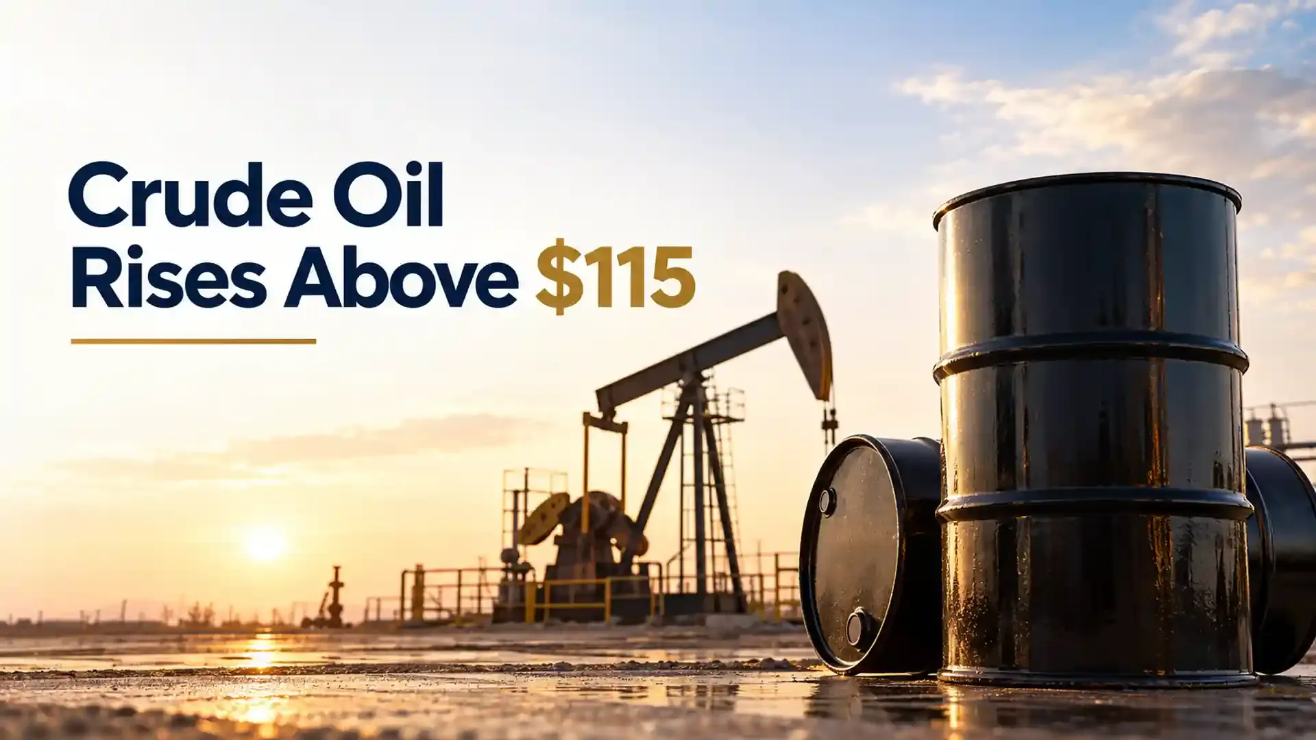 Global crude oil price 115 dollars