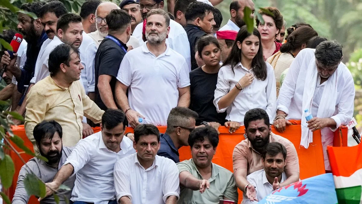 INDIA bloc tea meeting Rahul Gandhi