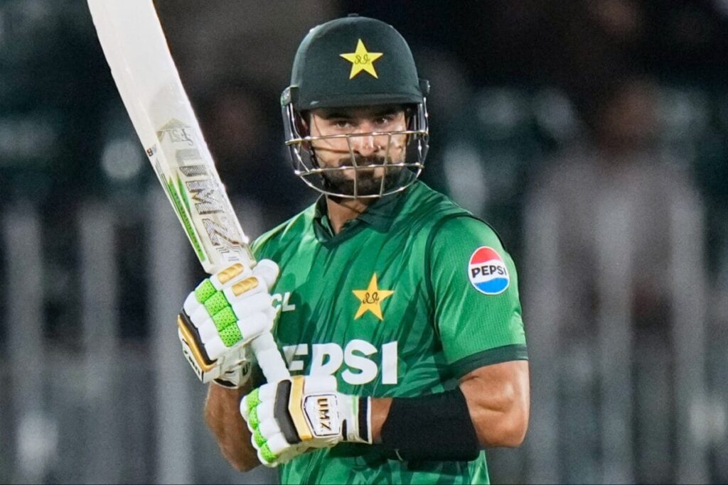 Pakistan captain Sahibzada Farhan scores 238 runs against Sri Lanka