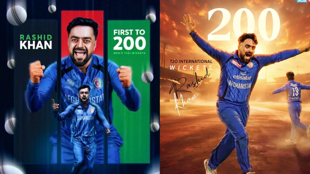 Rashid Khan 200 T20I wickets