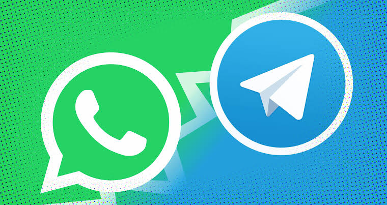 WhatsApp and Telegram