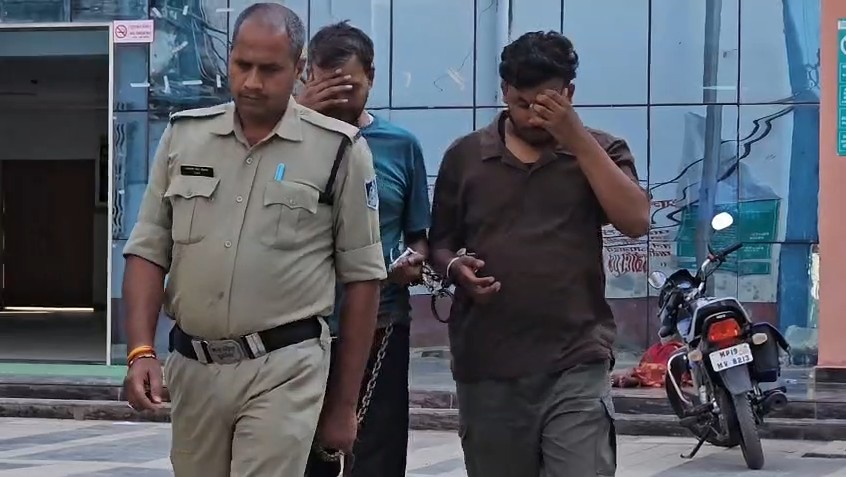Degenerate son and his friend arrested for stealing his mother’s jewellery and squandering 12 lakh rupees on debauchery